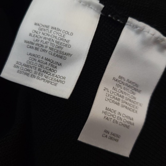 Jones New York Knit Collection Smooth Heavyweight Contrast Trim Cardigan✨️XL - Picture 7 of 12